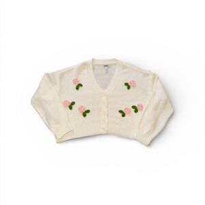 RSQ Cream Knit Cardigan